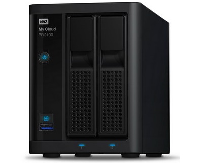 WD My Cloud PR2100 2-Bay Network Attached Storage