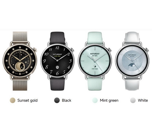 Xiaomi Watch S4 41mm (Black/White/Sunset Gold/Mint Green)