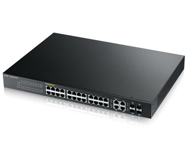 ZyXEL GS1920-24HP Gigabit Smart Managed PoE Switch 24-Port 10/100/1000Mbps + 4 Gigabit Combo Ports