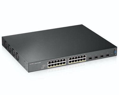 ZyXEL XGS2210-28HP Gigabit L2 PoE Switch 24-port GbE + 4-Port 10GbE Combo