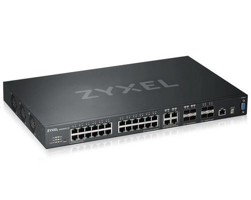 ZyXEL XGS4600-32F 28-port Gigabit SFP L3 Managed Switch with 4 SFP+ Uplink