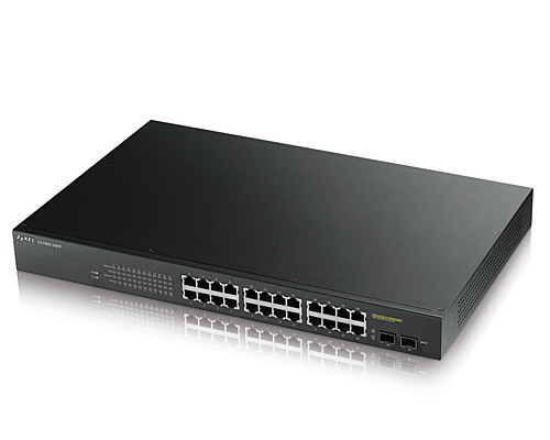 ZyXEL GS1900-24HP 24-port GbE Smart Managed PoE (Max. 170 Watt) Switch with GbE Uplink