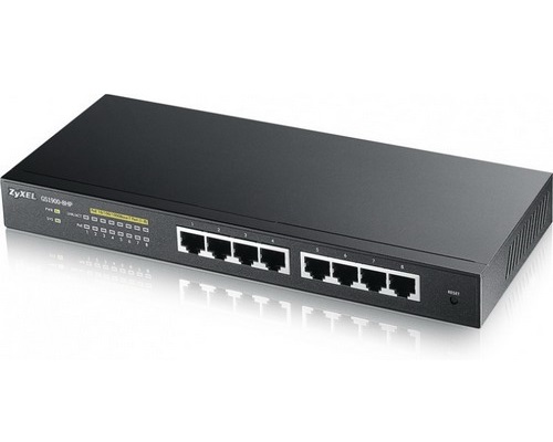 ZyXEL GS1900-8HP 8-port GbE Smart Managed PoE (Max. 70 Watt) Switch