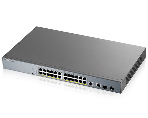 [GS1350-26HP] Zyxel 24-port GbE Smart Managed PoE Switch with GbE Uplink