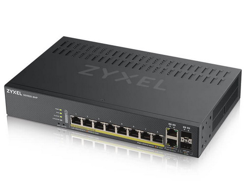 [GS1920-8HPv2] Zyxel 8-port GbE Smart Managed PoE Switch