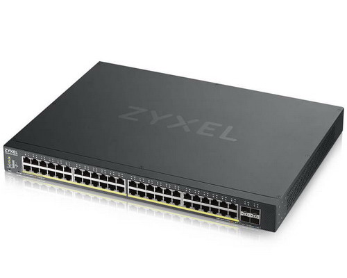 [XGS1930-52HP] Zyxel 48-port GbE Smart Managed PoE Switch with 4 SFP+ Uplink