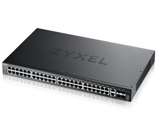 [XGS2220-54] Zyxel 48-port GbE L3 Access Switch with 6 10G Uplink