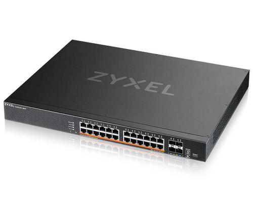 [XMG2230-28HP] Zyxel 24-port GbE and 2.5G L3 Access Switch with 4 10G Uplink